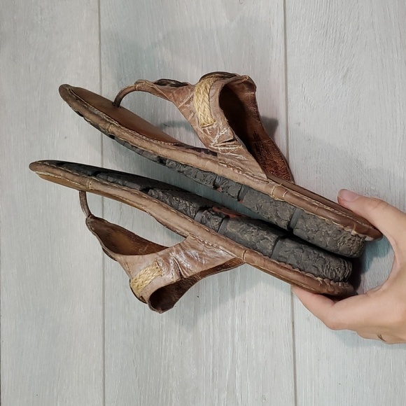 Born Women Gannet Comfort T strap Vintage Sandals shoes sz 8 - Picture 7 of 10